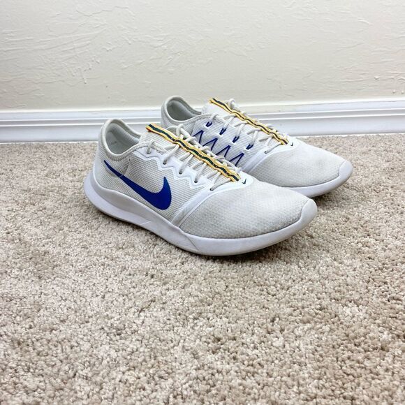 Nike Viale Tech Racer Running Shoes - White/Blue - Picture 2 of 7